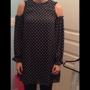 ❤️SALE 2 for 25$❤️ Black and white polka dot dress